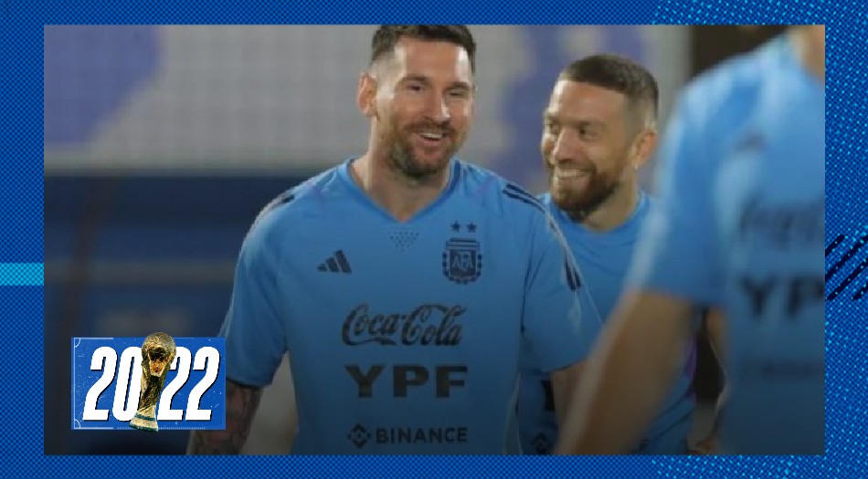 Messi se entrenó a la par de sus compañeros y estará en el debut del martes | Qatar 2022