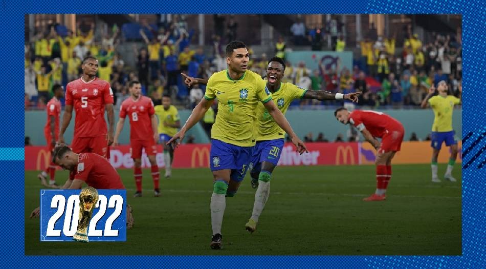 Sin Neymar, apareció Casemiro: Brasil superó a Suiza y se metió en octavos del Mundial | Qatar 2022