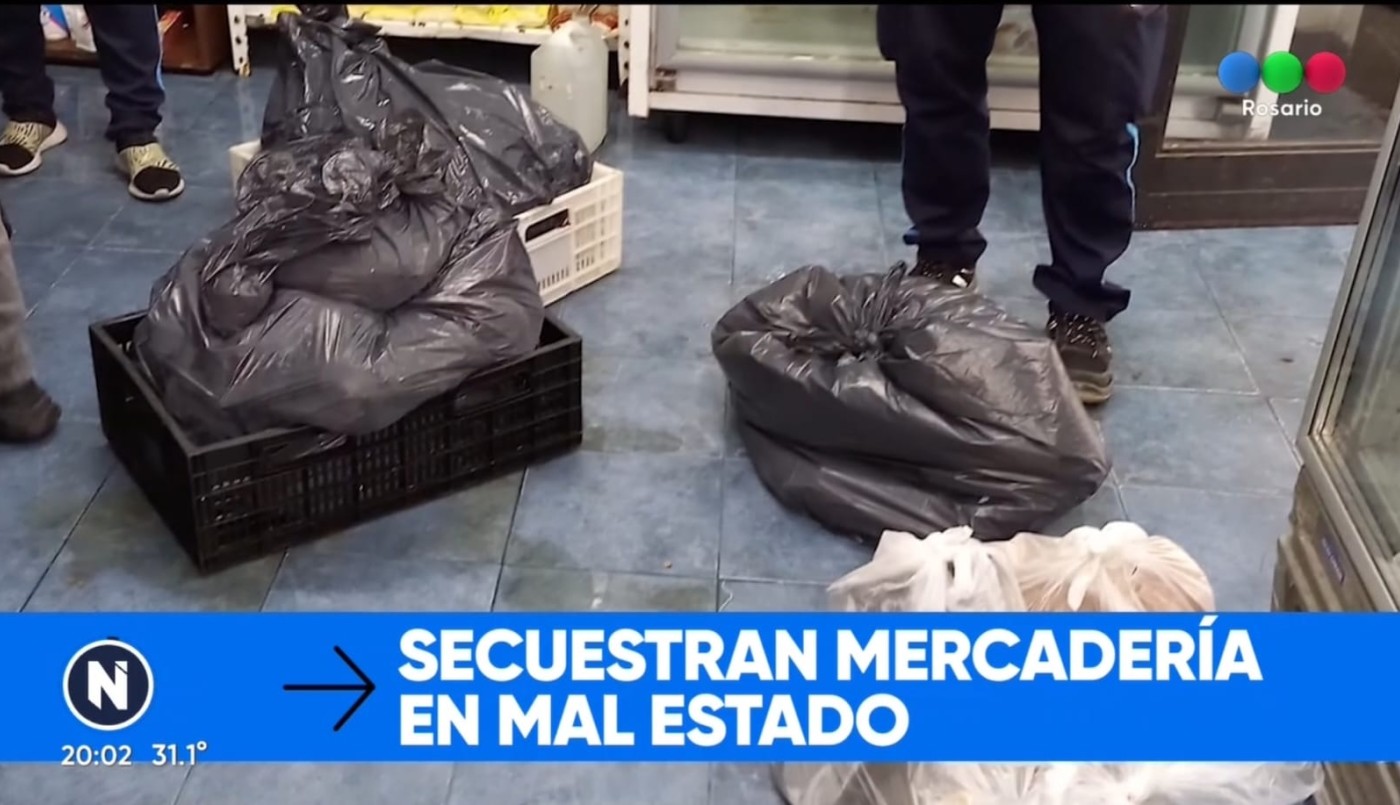 Secuestraron más de 100 kg de alimentos para la venta en mal estado | Rosario y la región