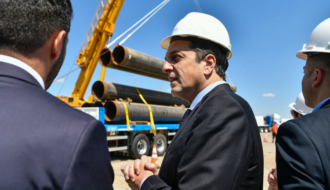 Massa acordó un crédito por 540 millones de dólares para un nuevo gasoducto | Política y Economía