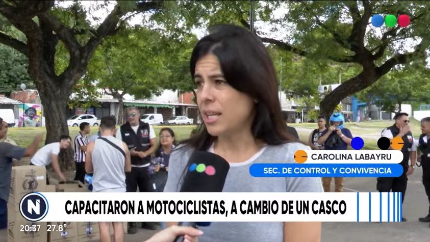 Capacitación de motociclistas a cambio de un casco nuevo | Rosario y la región