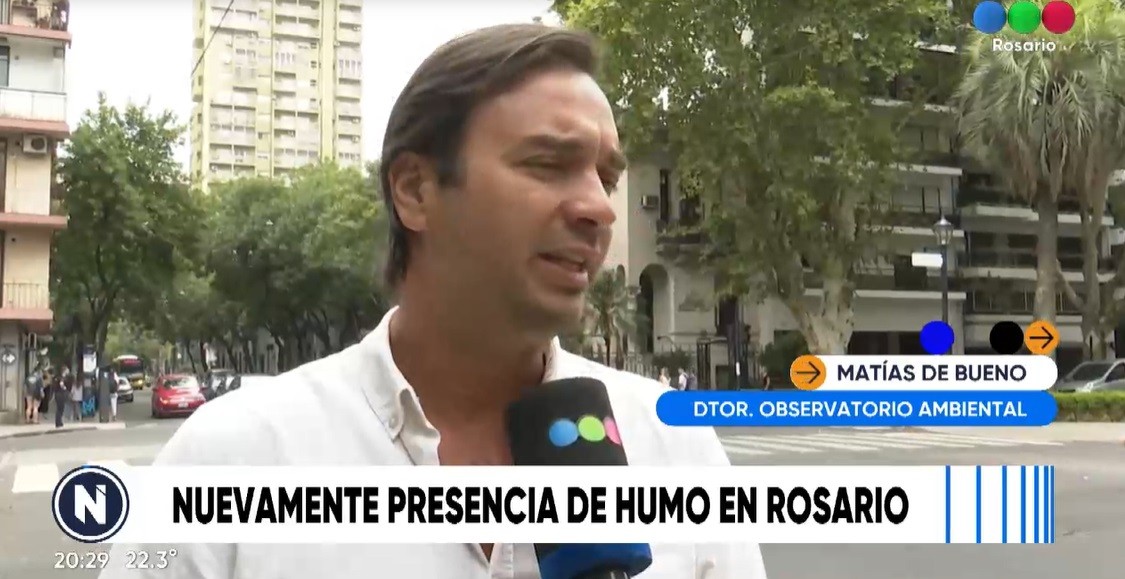 El olor a humo por las quemas volvió a percibirse en Rosario | Información General