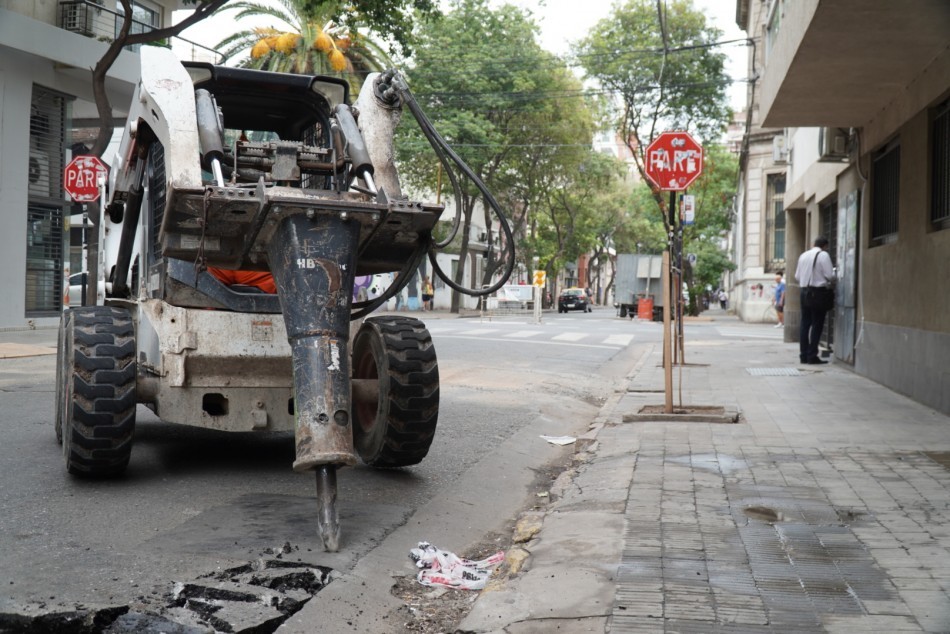 Plan de calles: Comienza la repavimentación de Laprida entre 27 de Febrero y bulevar Seguí | Rosario y la región