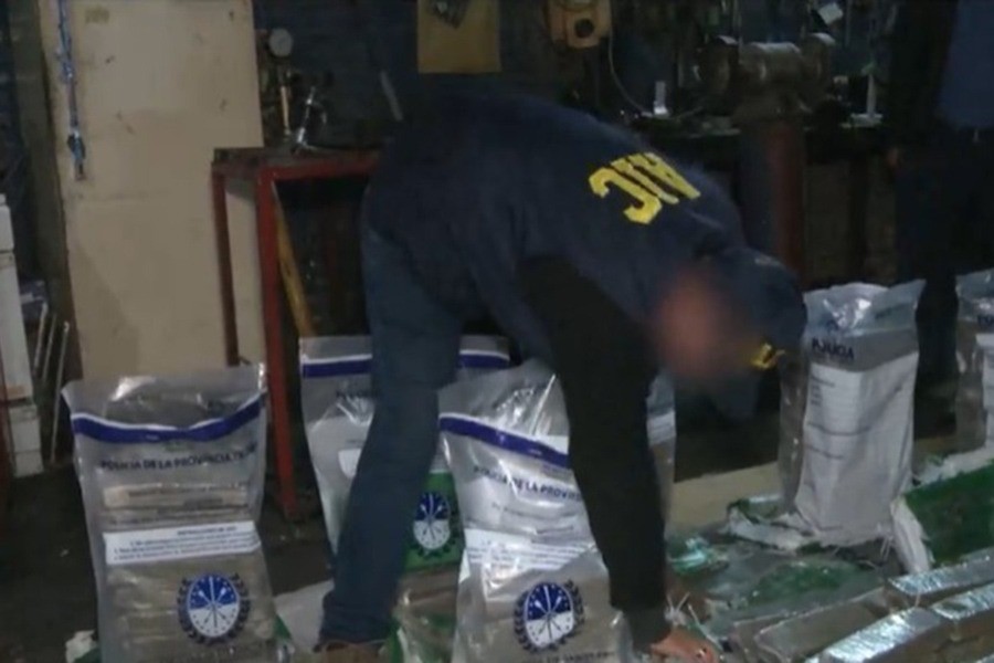 Secuestraron más de 500 kilos de marihuana en un taller mecánico de Funes | Rosario y la región