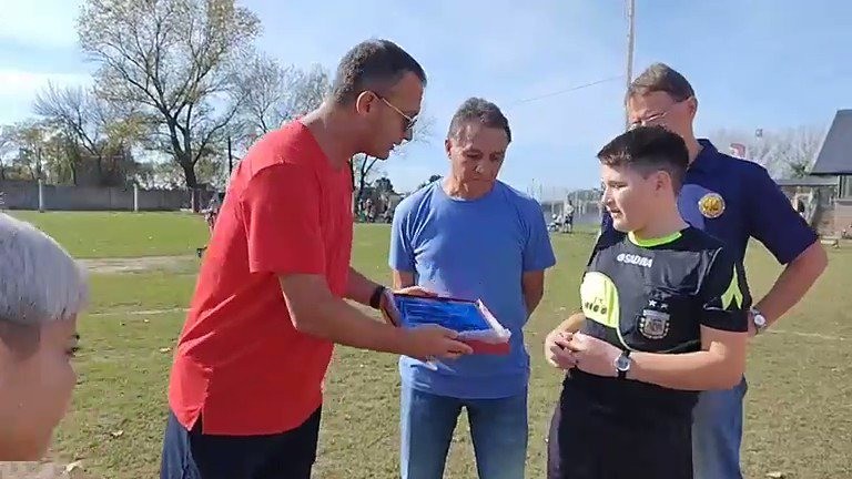 Tiene 13 años y se convirtió en el árbitro más joven de la Argentina | Información General