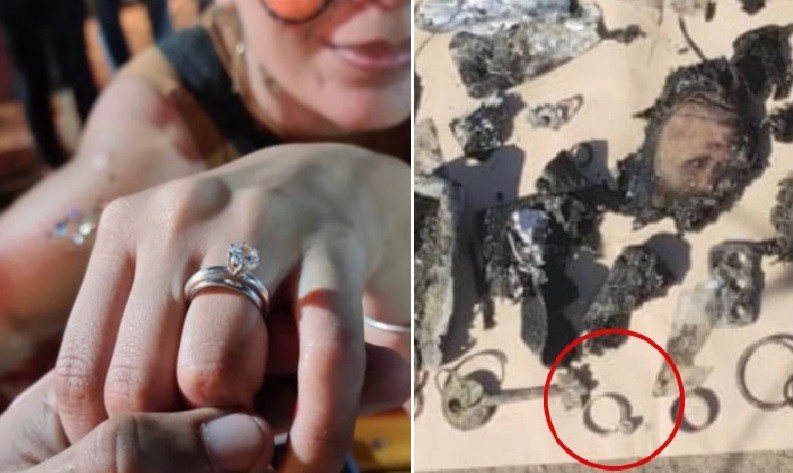 Un anillo entre los objetos que aparecieron quemados: buscan determinar si es el de Cecilia | Información General