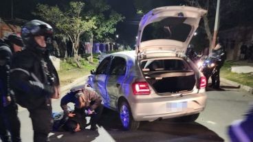 Video: espectacular persecución policial terminó con un detenido en zona sur | Rosario y la región