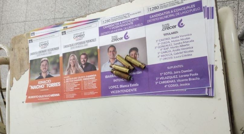 Chubut: encontraron cuatro balas en una boleta opositora | Política y Economía