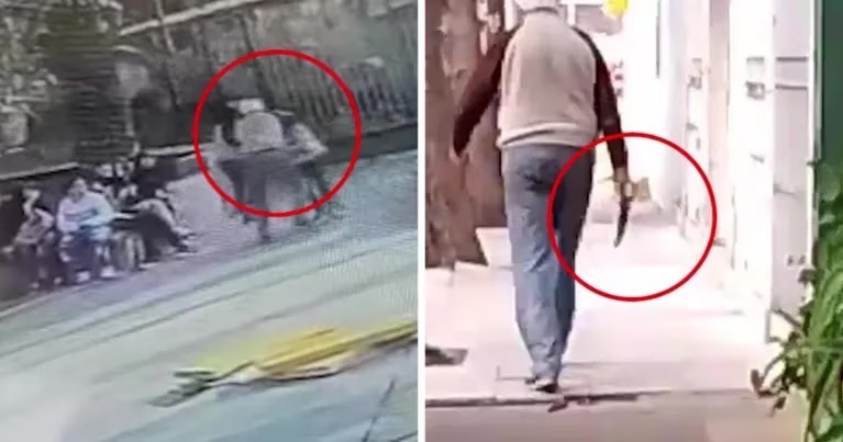 Video: le hicieron ring-raje y atacó a los niños con una cuchilla | Información General