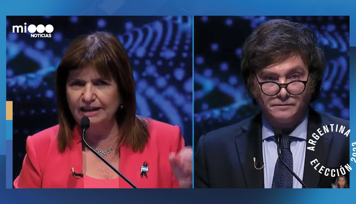 Debate Presidencial: Bullrich y Milei protagonizaron un fuerte cruce sobre las armas y la venta de órganos | Política y Economía