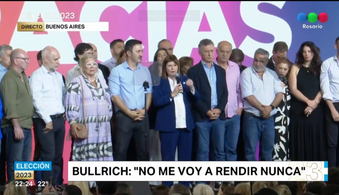 Patricia Bullrich: “No me voy a rendir nunca” | Política y Economía