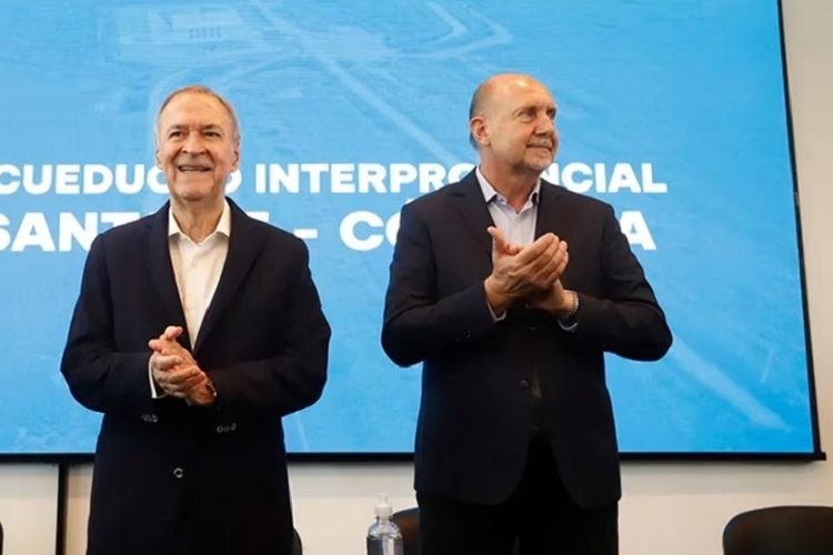 Perotti y Schiaretti firman financiamiento para nuevo tramo del Acueducto Santa Fe-Córdoba | Política y Economía