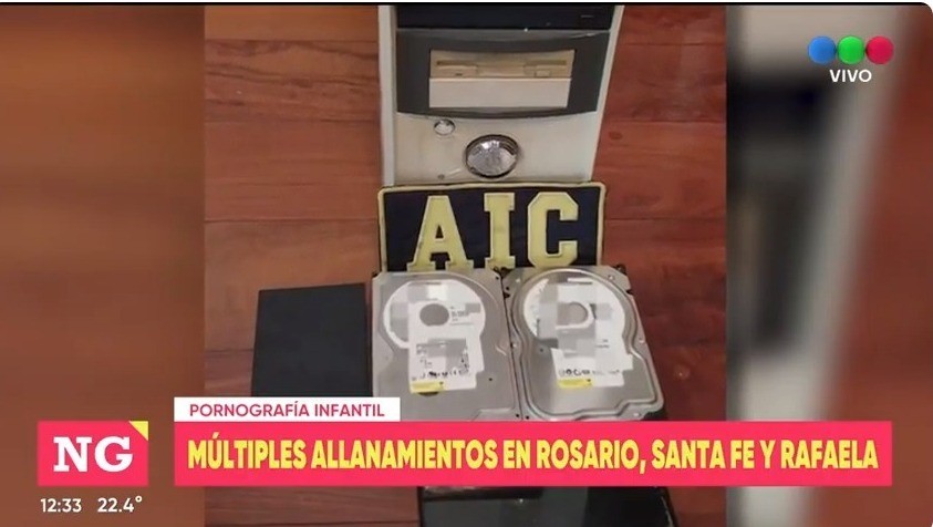 Múltiples allanamientos en el marco de un operativo por pornografía infantil | Rosario y la región