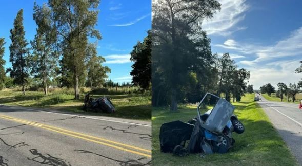 Una argentina murió tras volcar con el auto en una ruta de Uruguay | Información General
