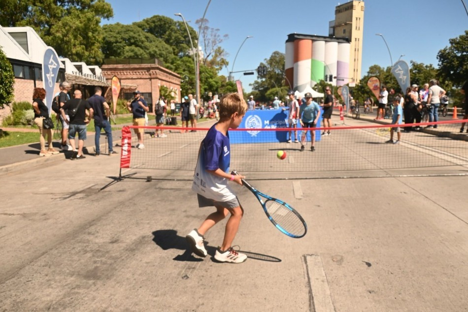 A días de la Davis en Rosario, otra jornada en Calle Recreativa | Deportes