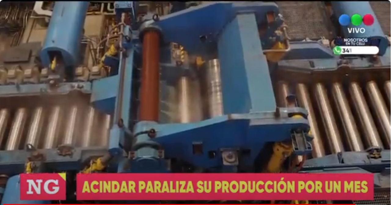 Preocupación en trabajadores de Acindar por paralización de sus plantas | Rosario y la región