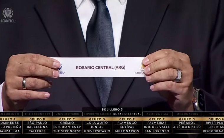 Central y el sorteo de Libertadores: encuentros en Uruguay, Brasil y Venezuela | Deportes
