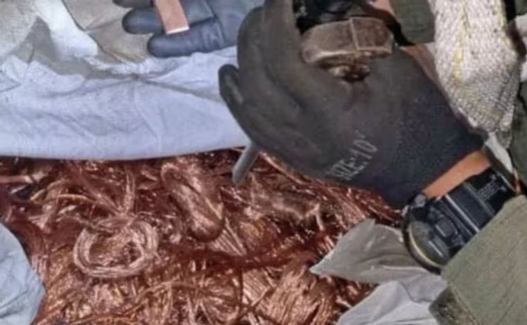 Desbaratan traslado ilegal de 28 toneladas de cobre | Rosario y la región