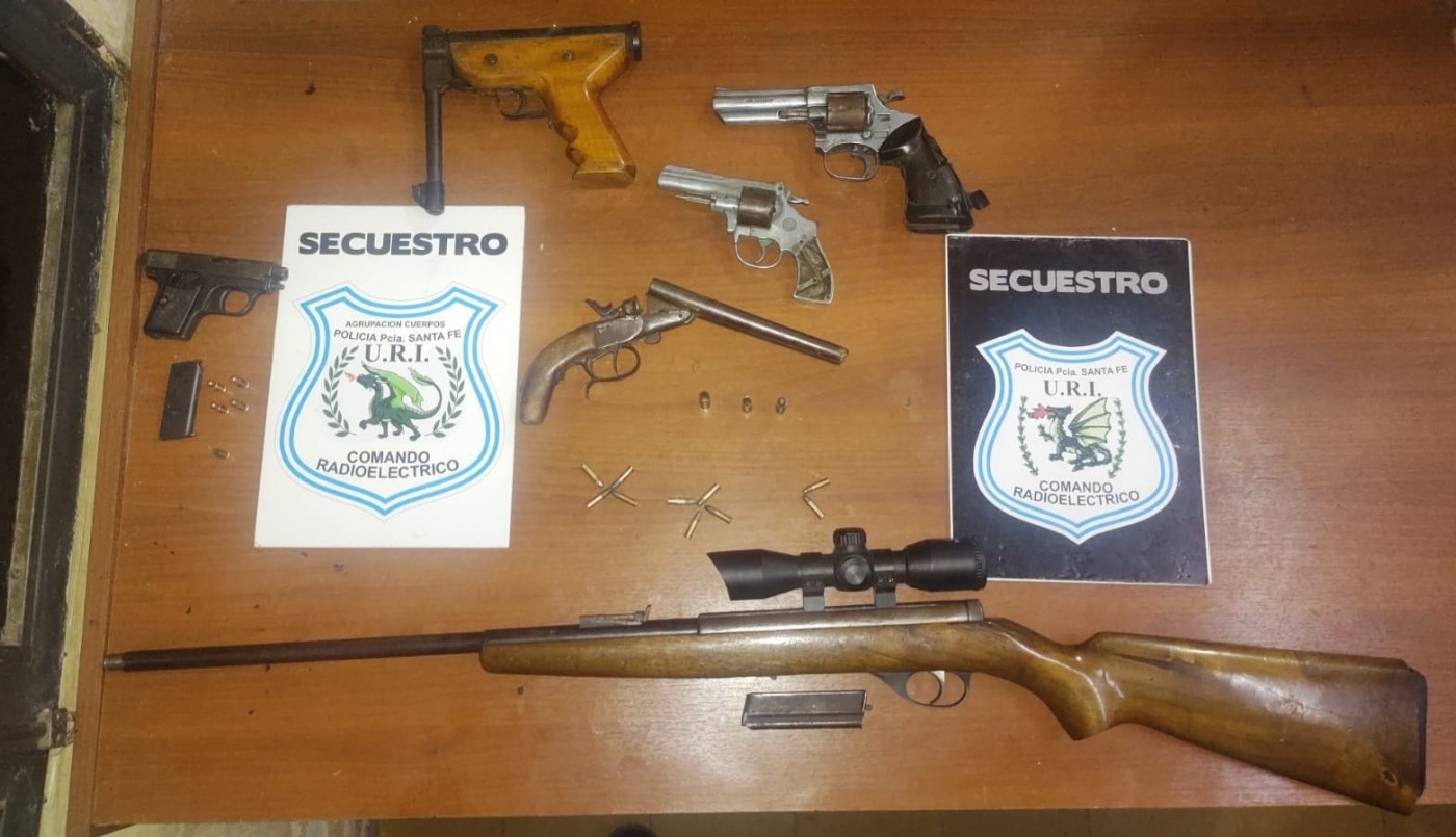 Santa Fe: detuvieron a un hombre y secuestraron una importante cantidad de armas | Información General