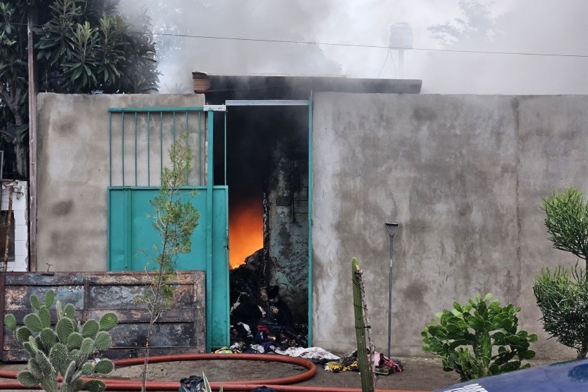Voraz incendio en una vivienda de zona norte | Rosario y la región