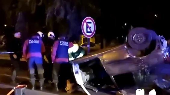 Persecución policial y vuelco en General Paz: cuatro detenidos | Información General