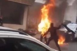 Se prendió fuego frente al Ministerio Público Fiscal: "Me persigue la Policía" | Información General