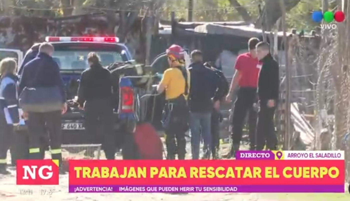 Tragedia: apareció un cuerpo en el saladillo | Rosario y la región