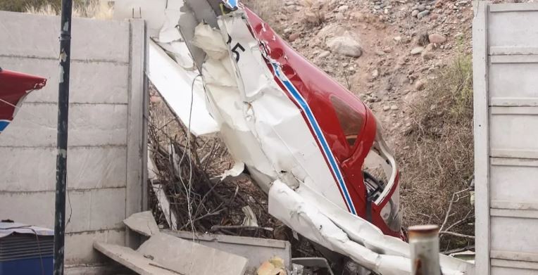Se cayó una avioneta en Mendoza: sus dos ocupantes salieron ilesos | Información General