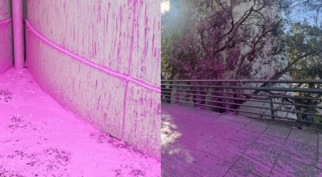 Pintura rosa por doquier: qué paso con la intervención a la fachada del Macro | Rosario y la región