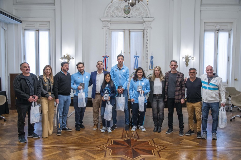 Javkin recibió a las y los atletas locales que participaron de los Juegos Paralímpicos de París 2024 | Rosario y la región