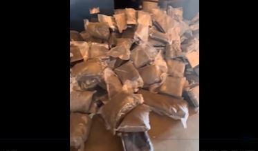 Se descargaron 500 kilos de marihuana en un criadero de pollos en Exaltación de la Cruz | Información General