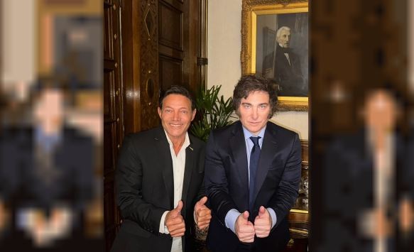Tras los elogios, Milei recibió al "Lobo de Wall Street" | Política y Economía