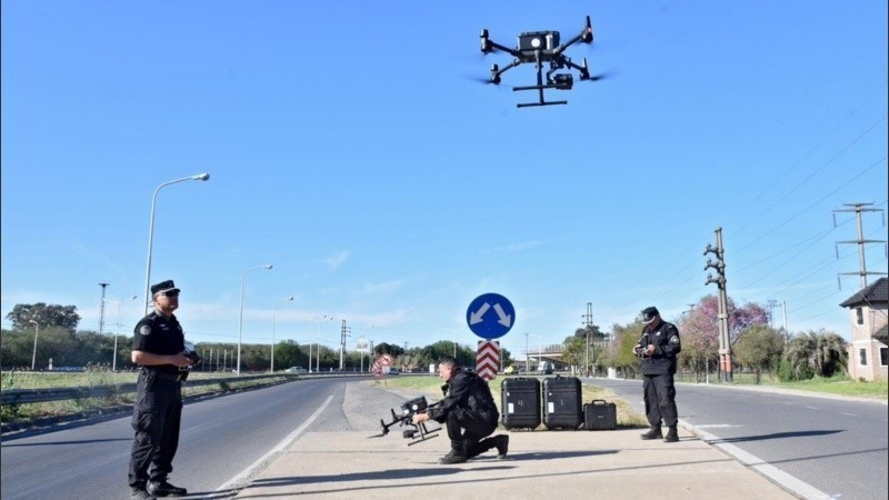 Drones sobre Circunvalación: cómo fue el primer día del operativo aéreo | Rosario y la región