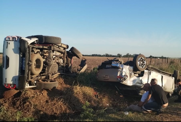 Se produjo un fuerte accidente en la antesala del Rally Santafesino en Cañada de Gómez | Rosario y la región