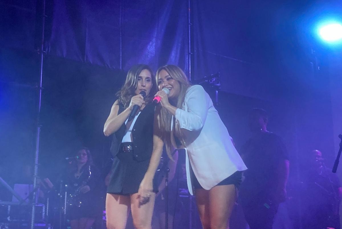 La "Princesita" Karina llevó la cumbia a Arequito y cantó junto a La Sole | Rosario y la región