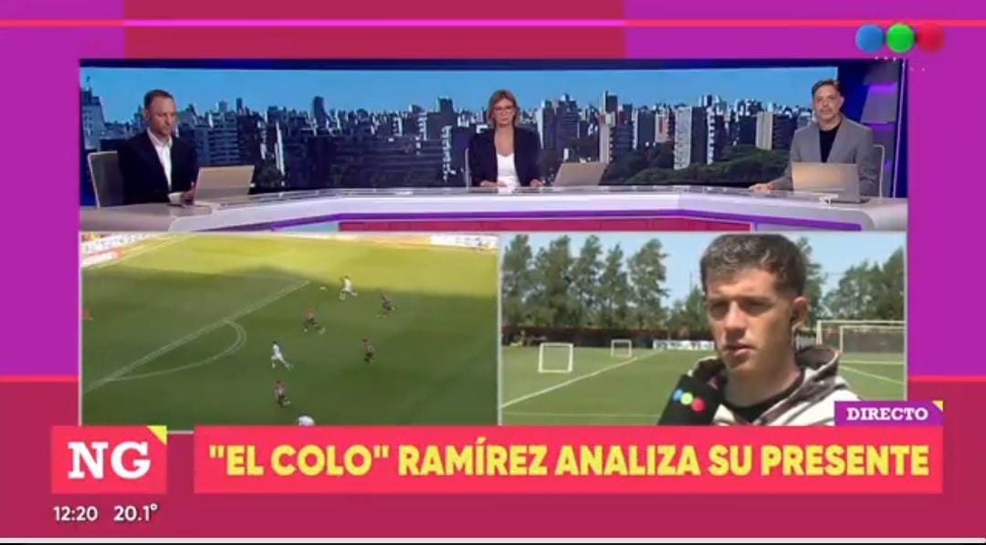 El “Colo” Ramírez habló con Telefe Rosario: “En lo futbolístico estamos muy lejos de lo que pretendemos” | Rosario y la región