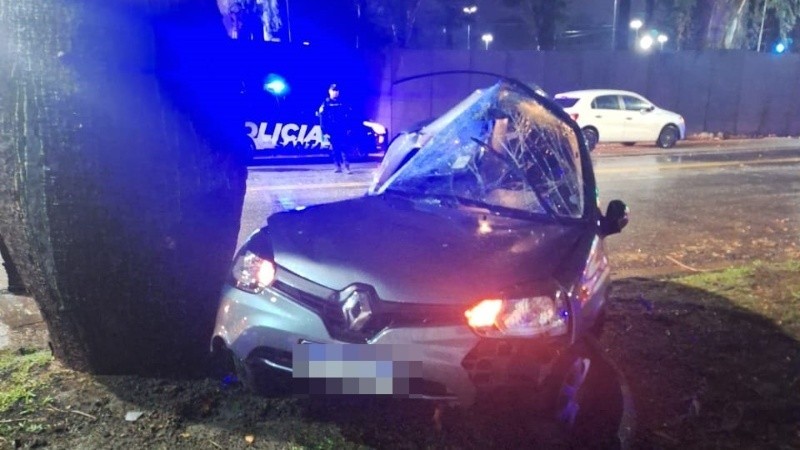 Parque Independencia: un joven impactó contra un árbol y falleció | Rosario y la región