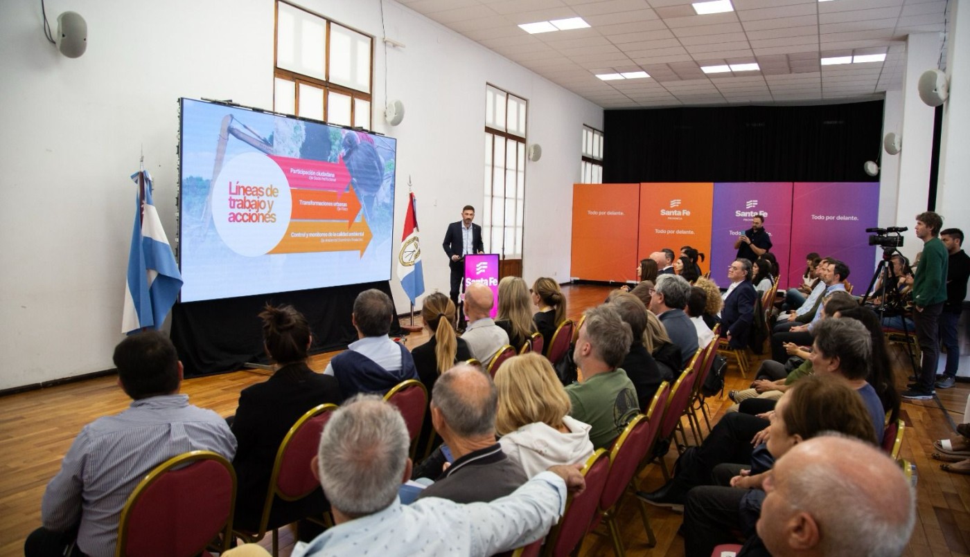 Lanzan un inédito Plan de Abordaje de la Cuenca del Ludueña | Rosario y la región