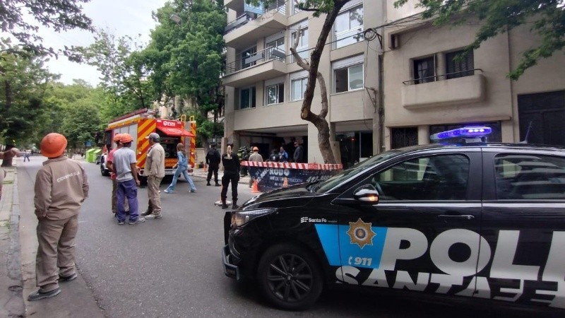 Incendio en un edificio en construcción en pleno centro | Rosario y la región