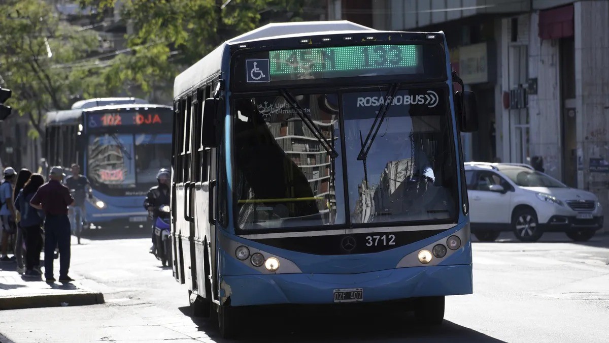 Pareja fue chocada por un colectivo y casi se van a las manos: "cruzaron bien" | Rosario y la región