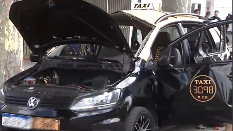 Explotó el tanque de GNC de un taxi: no se registraron heridos | Rosario y la región