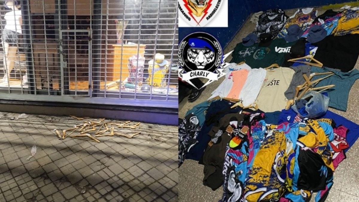 Zona norte: cuatro detenidos por robar una tienda de ropa | Rosario y la región