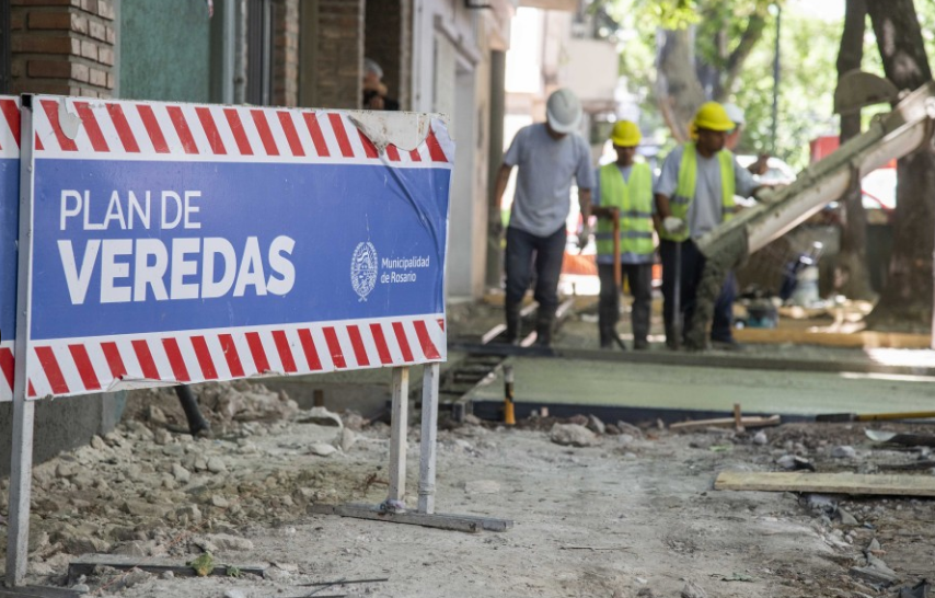 Mil vecinos se suman al Plan de Veredas 2025 | Rosario y la región