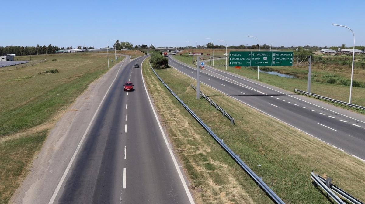 Inicia la construcción del tercer carril en la autopista Rosario-Santa Fe | Rosario y la región