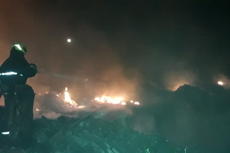 Intenso incendio en un basural de zona sudoeste | Rosario y la región