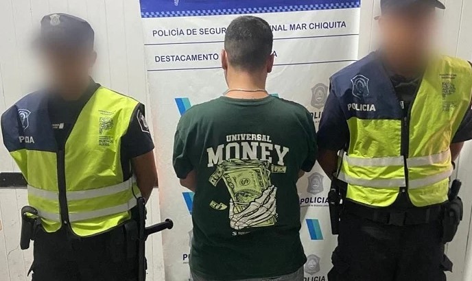 Detuvieron a un turista de 29 años por golpear a su mujer en Mar Chiquita | Información General