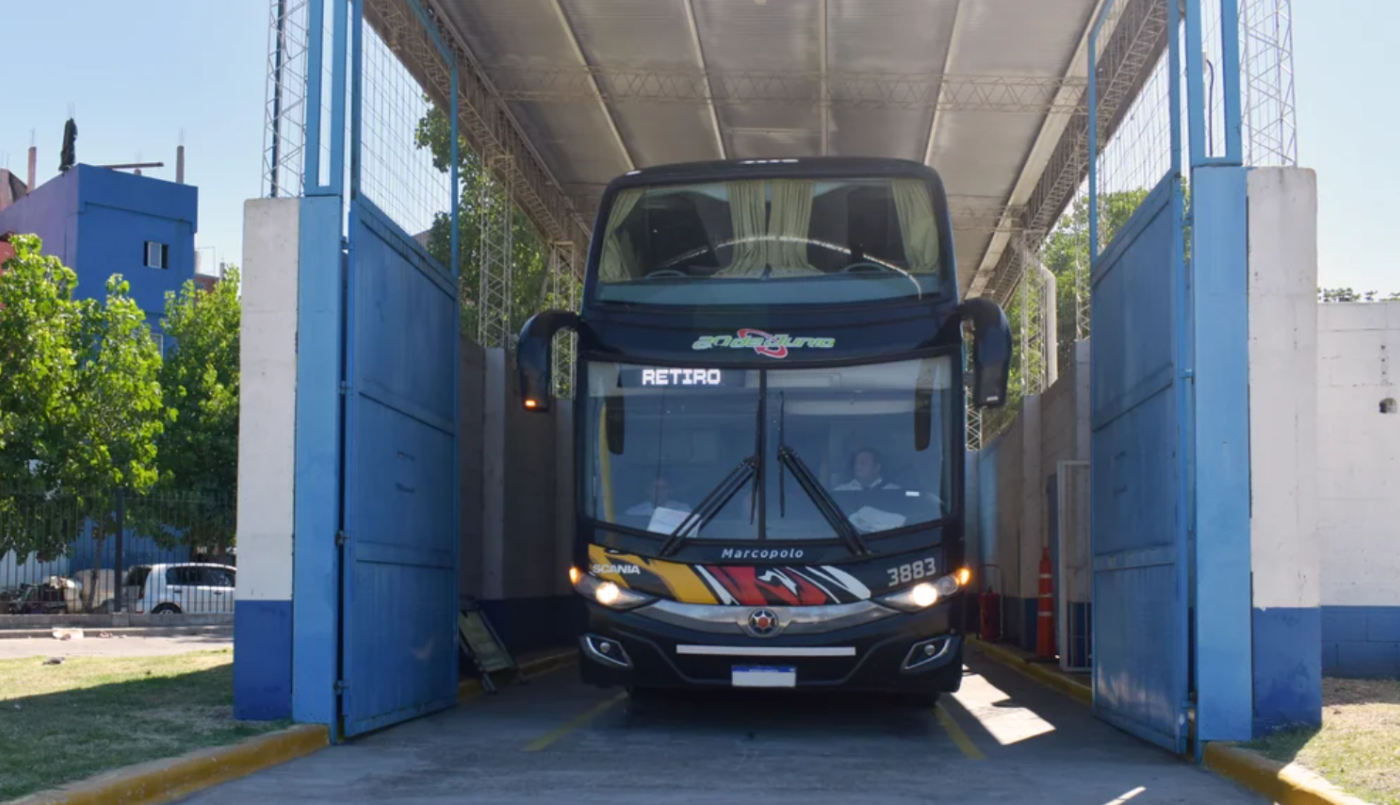 Controles para micros y colectivos en Retiro: el Gobierno puso en funcionamiento el "Rodillo" | Información General