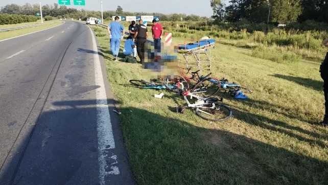 Murió otro de los ciclistas embestidos en la autopista Rosario-Córdoba | Rosario y la región