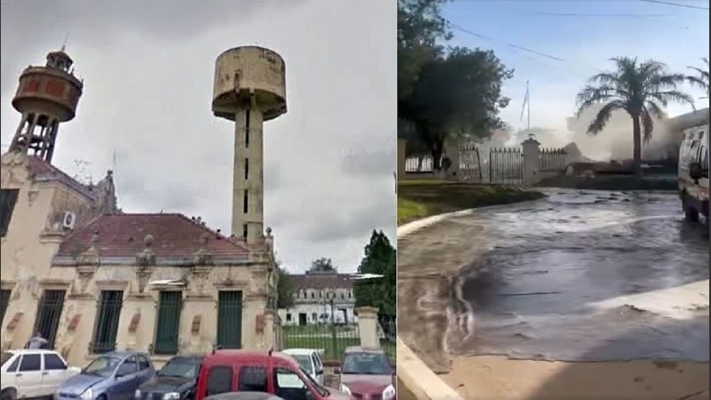 Cayó un tanque de agua en la cárcel de Coronda desde 40 metros de altura | Rosario y la región