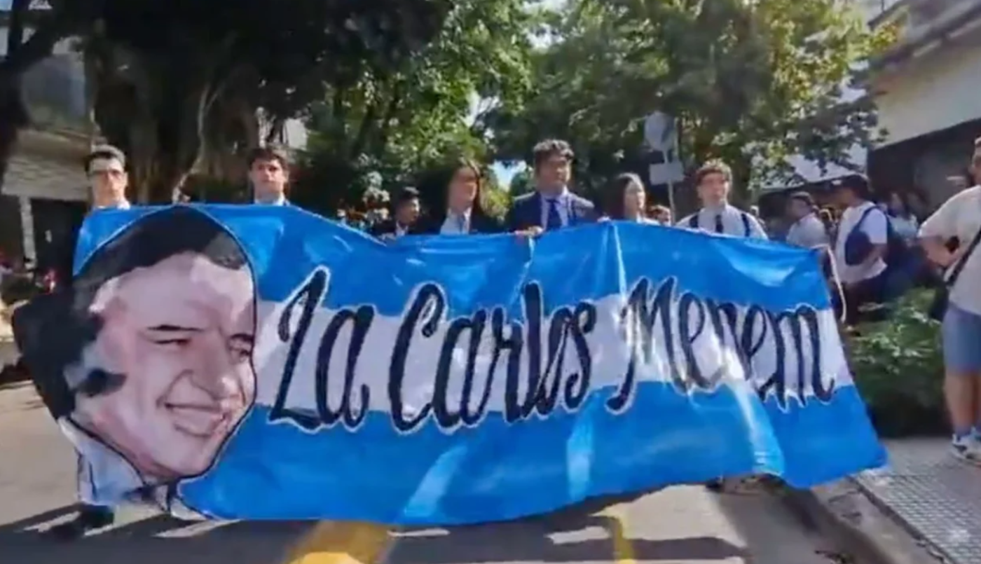 Qué es "La Carlos Menem", la agrupación que acompañó a Karina Milei en Villa Urquiza | Política y Economía